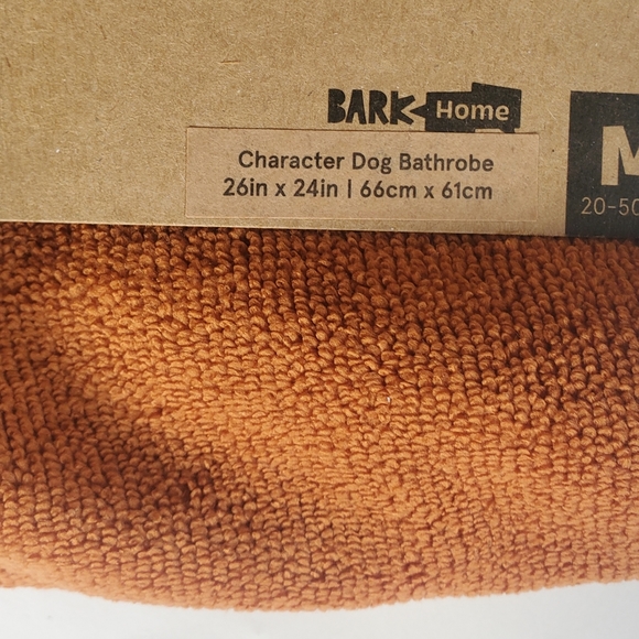 Dog Bathrobe Rudolph The Red Nosed Reindeer Soft Christmas 26"X 24" M 20-50 lbs - Picture 3 of 7